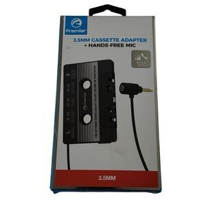 Premier 3.5mm Cassette Adapter + Hands-Free Mic *New*